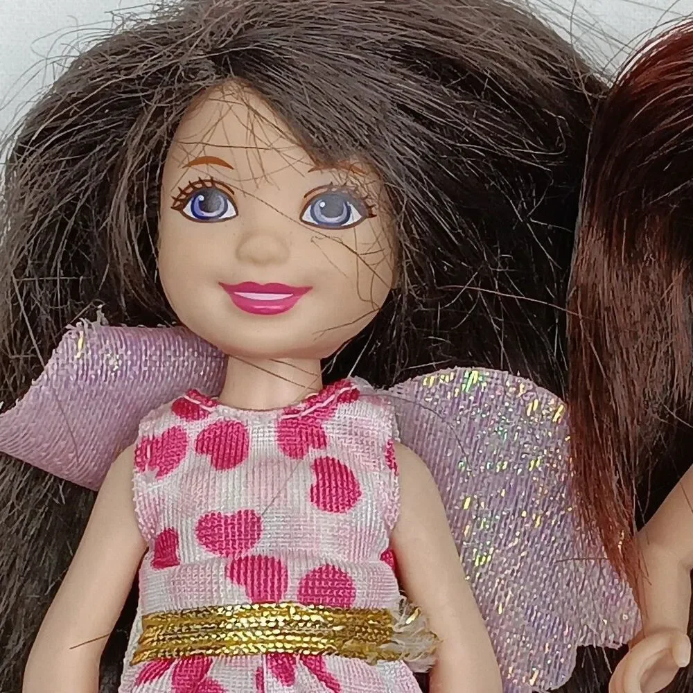 Barbie Club Chelsea Dolls & Yorkshire & Scottish Terrier Poodle Kitty Lot Puppy